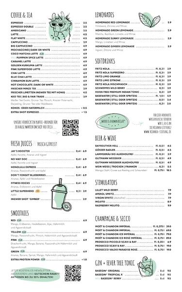 menu 0 of BASECOFFEE® Nürnberg