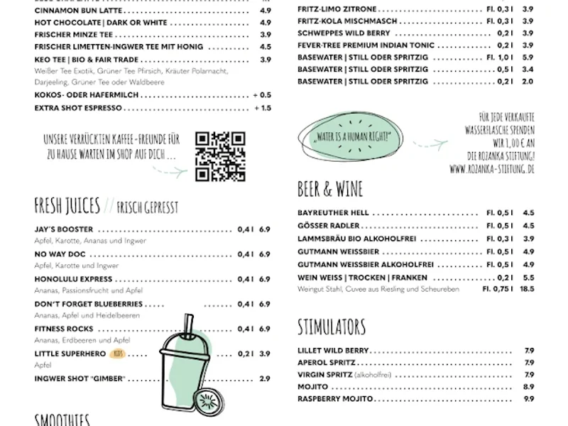 menu 0 of BASECOFFEE® Nürnberg