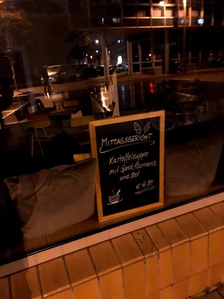 menu 1 of café egg
