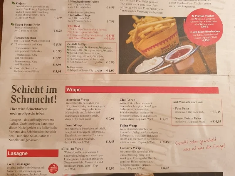 menu 0 of Cafe Extrablatt