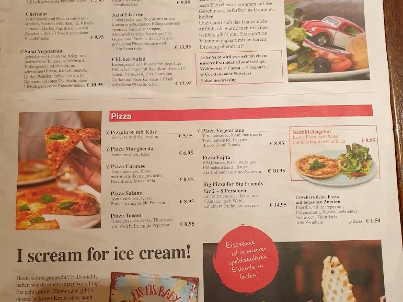 menu 2 of Cafe Extrablatt