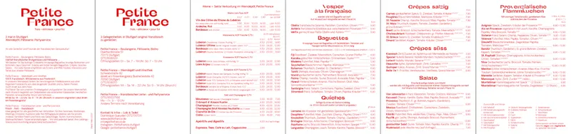 menu 0 of Petite France