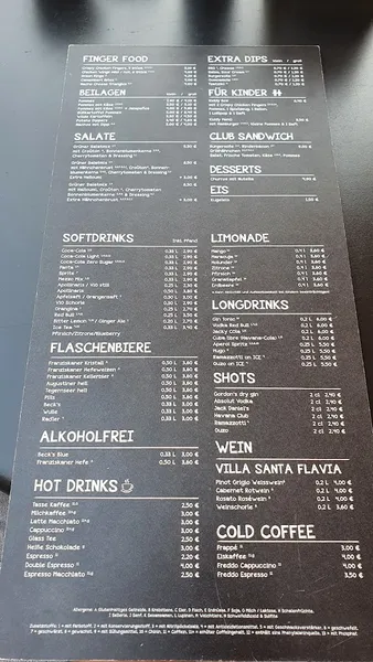 menu 0 of Pops Burger & Sportsbar Stuttgart