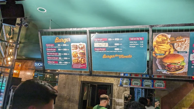 menu 0 of HOBS Hut of Burger