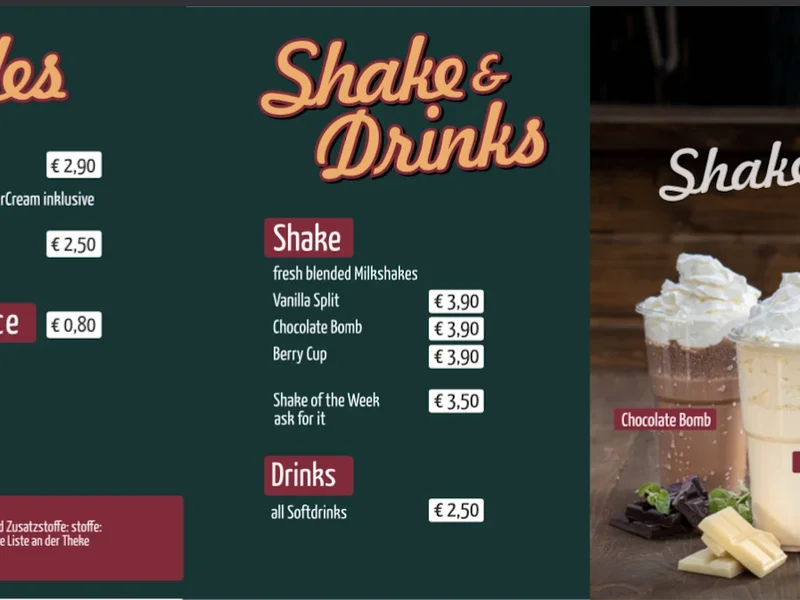 menu 1 of HOBS Hut of Burger