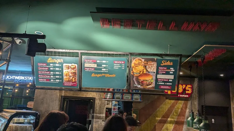 menu 2 of HOBS Hut of Burger