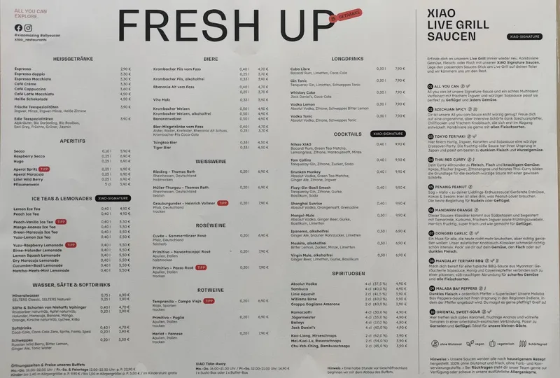 menu 0 of XIAO Gelsenkirchen