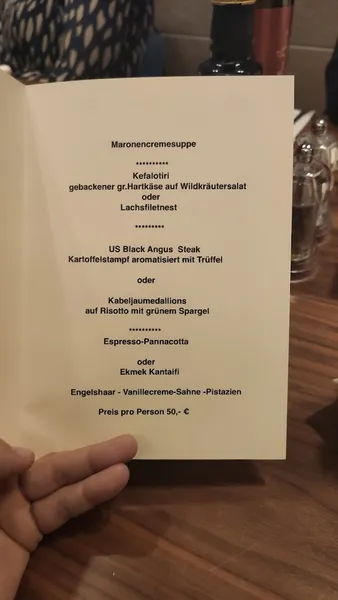 menu 1 of Restaurant Diosmos