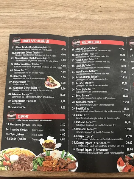 menu 2 of Bulmker Holzkohlegrill