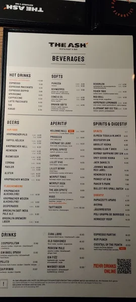 menu 2 of The ASH Köln MesseCity