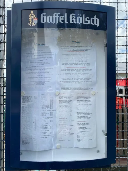 menu 1 of Sürther Bootshaus