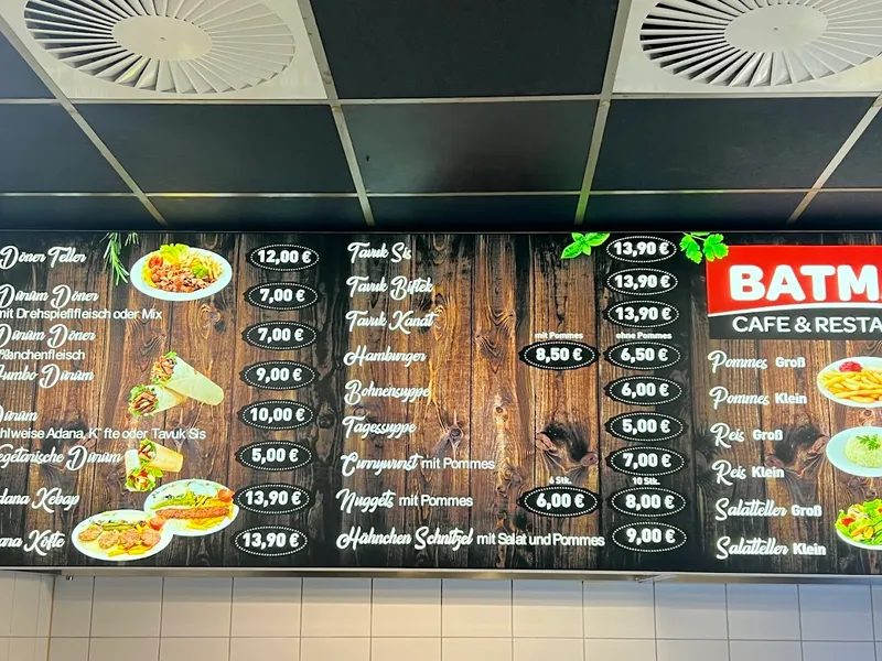 menu 2 of Batman Restaurant