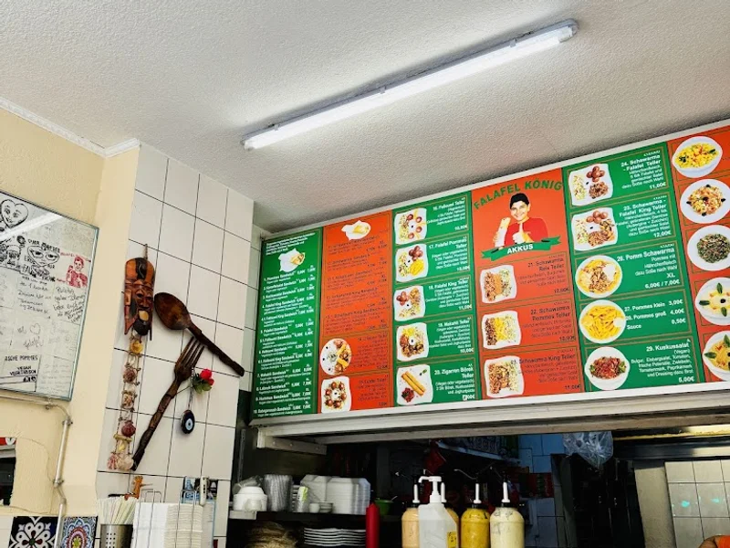 menu 2 of Falafel König