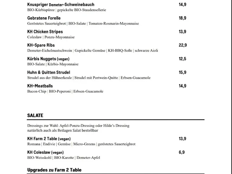 menu 0 of Karl Hermann's