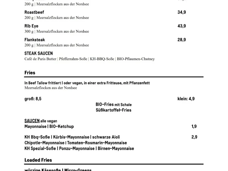 menu 1 of Karl Hermann's