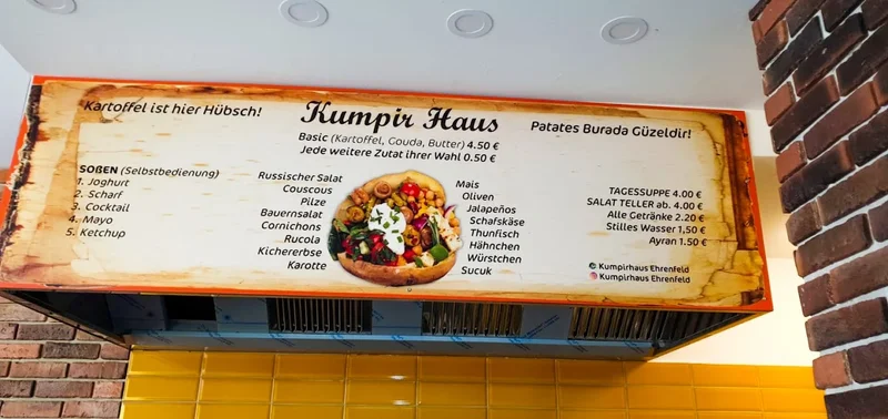 menu 1 of Kumpir Haus Ehrenfeld