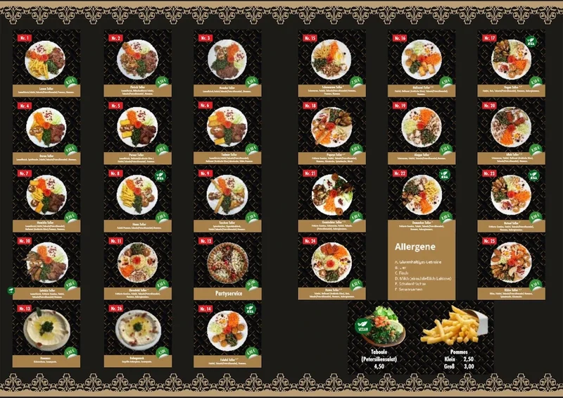 menu 2 of FALAFEL POPEYE (Venloer Str.)