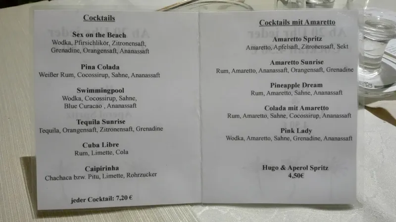 menu 1 of Restaurant Shelale