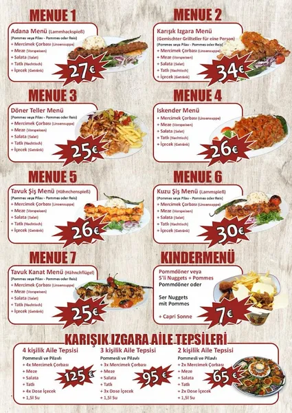 menu 0 of Öz Adana Kebap Salonu