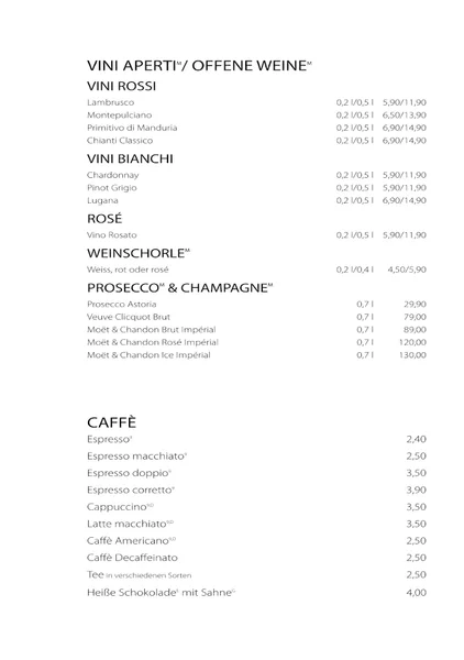 menu 1 of Osteria Del Centro
