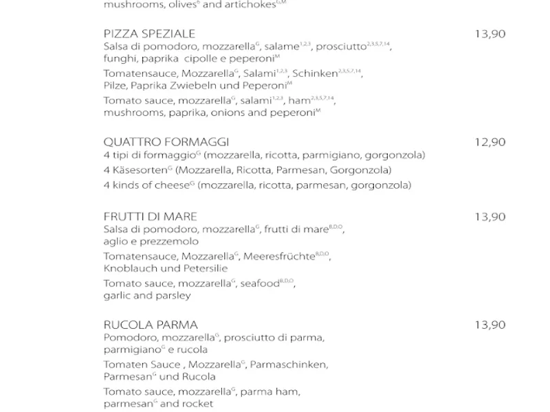 menu 2 of Osteria Del Centro