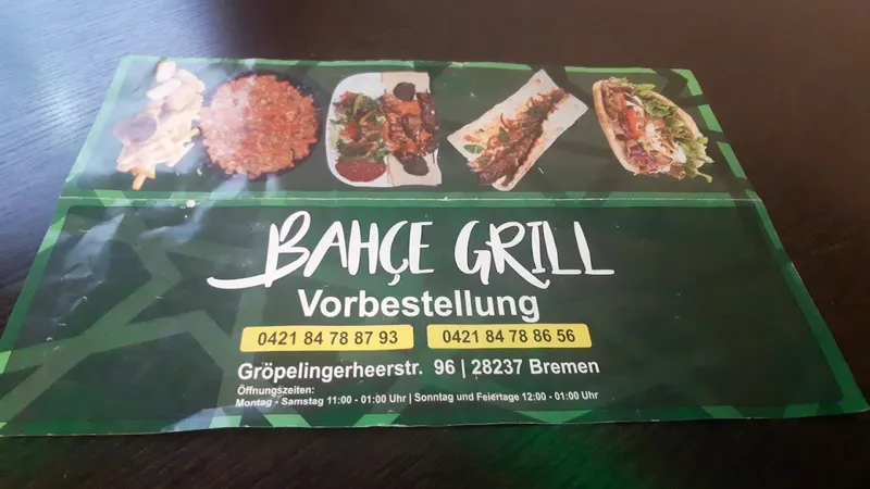menu 0 of Bahce Grill