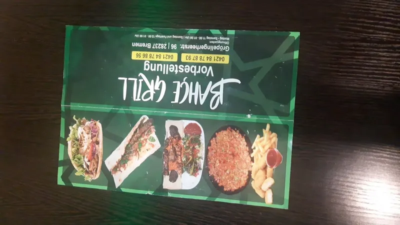 menu 1 of Bahce Grill