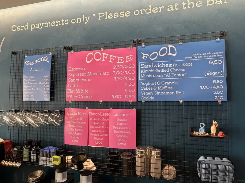 menu 0 of Café Blá - Specialty Coffee Shop