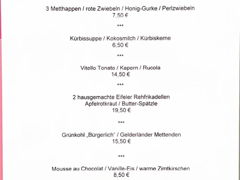 menu 1 of Restaurant & Kneipe Köln | Kölsche Art