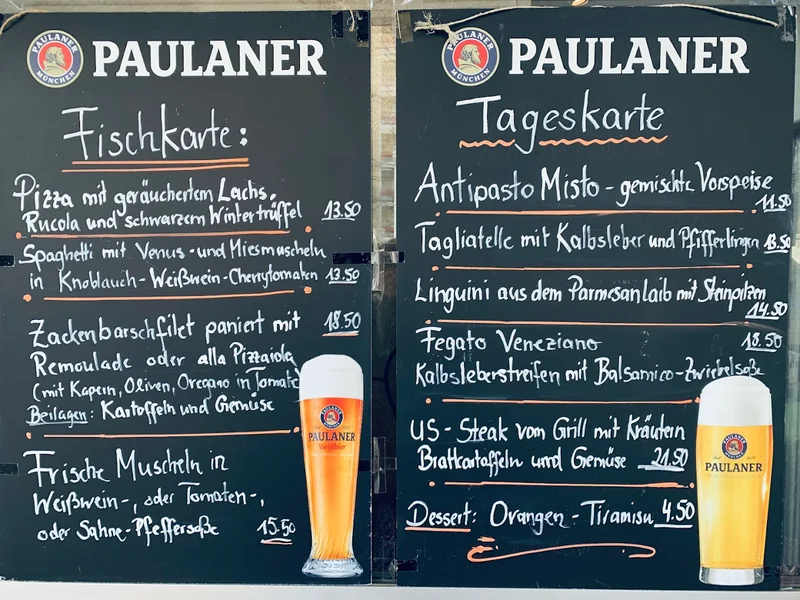 menu 1 of La Capannina