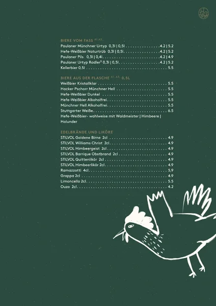 menu 2 of Hendl&Gretel Stuttgart
