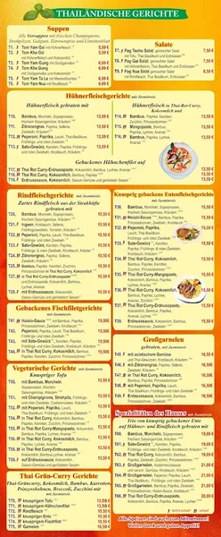menu 0 of China-Thai Restaurant