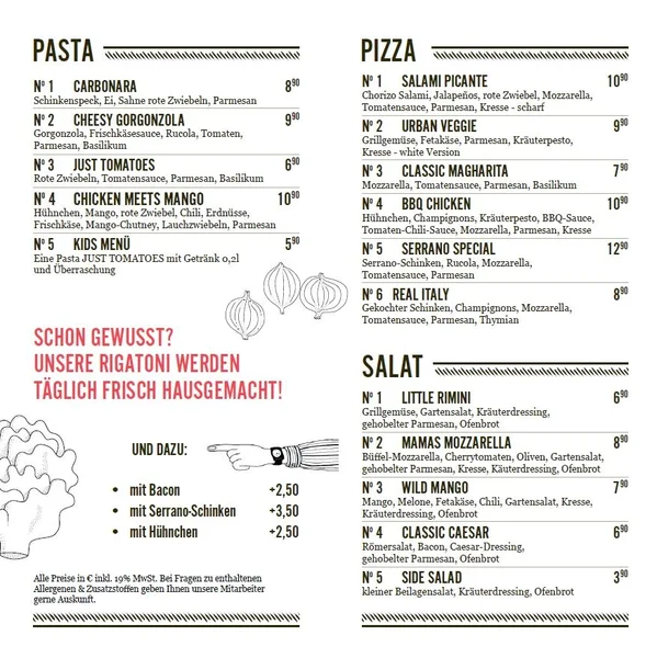 menu 0 of Restaurant Flamingo Münchner Tierpark Hellabrunn