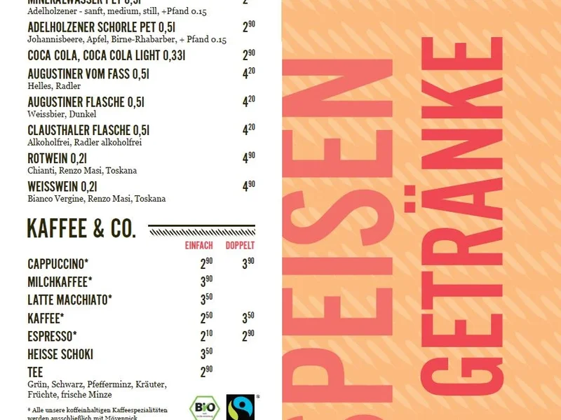 menu 1 of Restaurant Flamingo Münchner Tierpark Hellabrunn