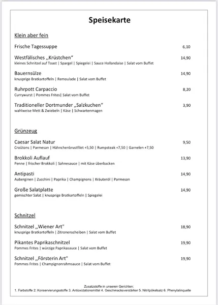 menu 0 of Restaurant Fröhliche Morgensonne Moncef Badri