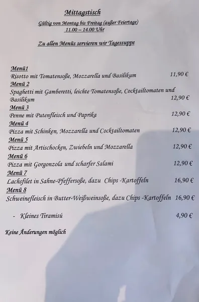 menu 0 of La Pergola Kobelweg Augsburg Neusäß | Ristorante Pizzeria