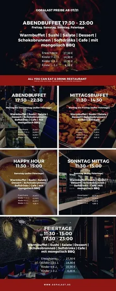 menu 1 of Gopalast Leipzig
