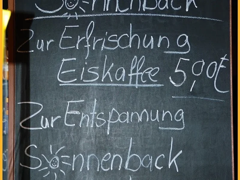 menu 2 of Cafe Sonnenback