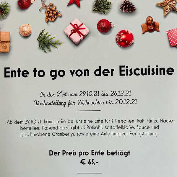 menu 0 of Eiscuisine