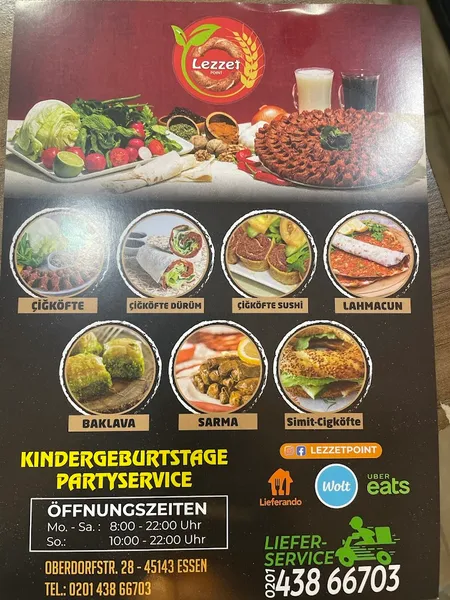 menu 1 of Vegan Time Cigköfte