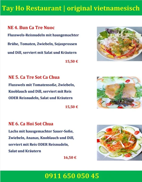 menu 1 of Restaurant Tay Ho Nürnberg