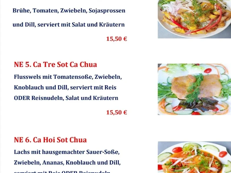 menu 1 of Restaurant Tay Ho Nürnberg
