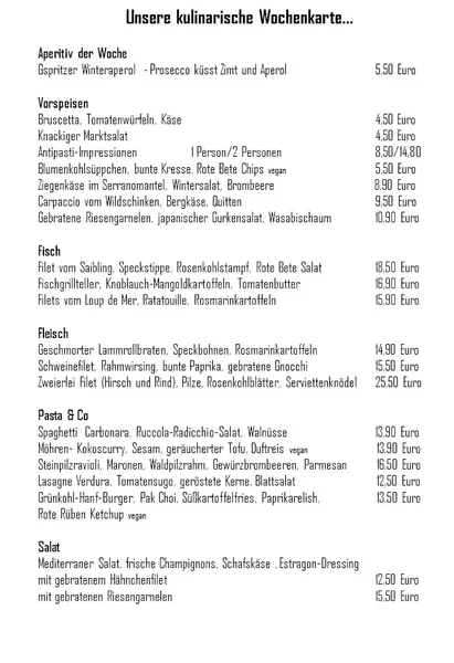 menu 0 of Restaurant Estragon