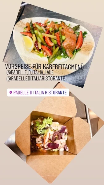 menu 1 of Padelle d'Italia Nürnberg