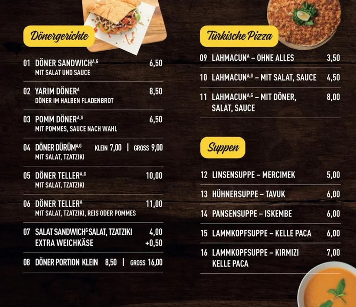 menu 0 of Has Harran Doy Doy