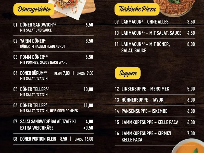 menu 0 of Has Harran Doy Doy