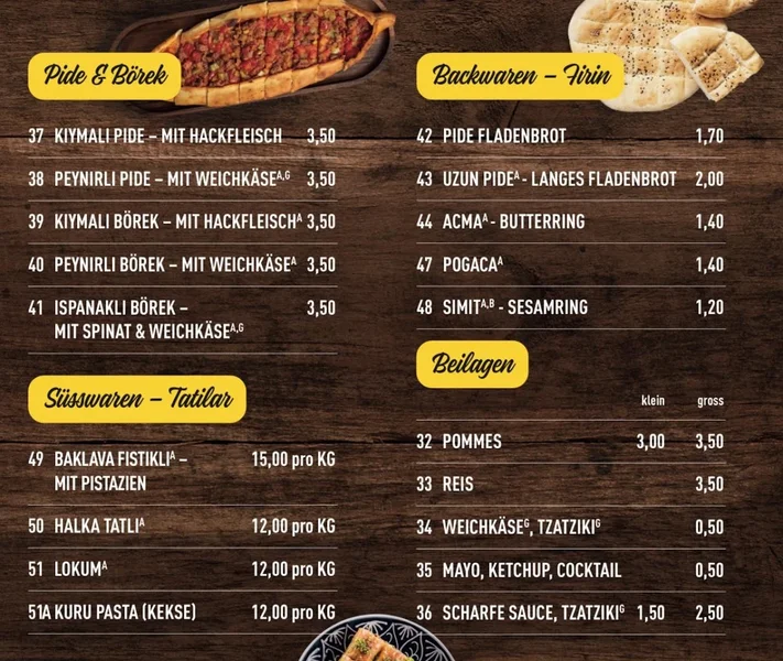 menu 1 of Has Harran Doy Doy