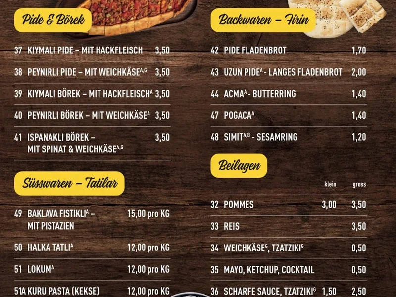 menu 1 of Has Harran Doy Doy