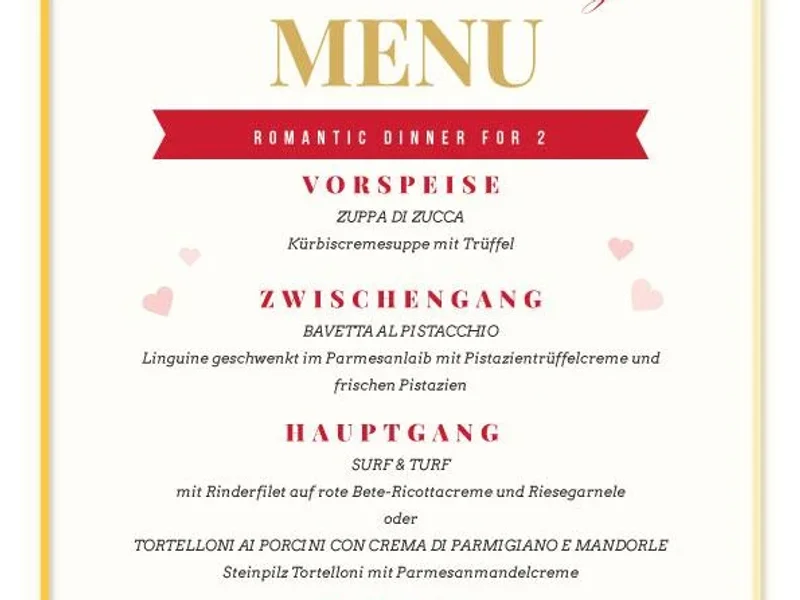 menu 0 of Lamore da Massimo - italienisches Restaurant in Nürnberg