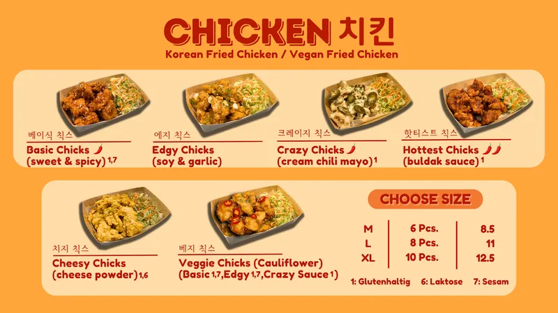 menu 1 of +82 Chicken